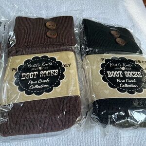 3 pairs of boot socks